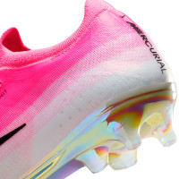 Nike Mercurial Vapor 17 Elite Kunstgras Voetbalschoenen (AG) Felroze Wit Zwart