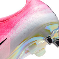 Nike Mercurial Vapor 17 Elite IJzeren-Nop Voetbalschoenen (SG) Felroze Wit Zwart