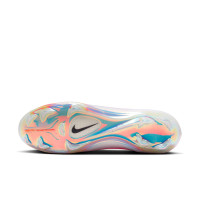 Nike Mercurial Vapor 17 Elite Gras Voetbalschoenen (FG) Felroze Wit Zwart
