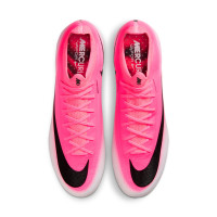 Nike Mercurial Vapor 17 Elite Gras Voetbalschoenen (FG) Felroze Wit Zwart