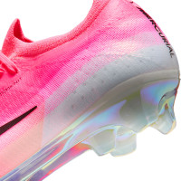 Nike Mercurial Vapor 17 Elite Gras Voetbalschoenen (FG) Felroze Wit Zwart