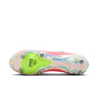 Nike Zoom Mercurial Superfly 11 Elite IJzeren-Nop Voetbalschoenen (SG) Felroze Wit Zwart