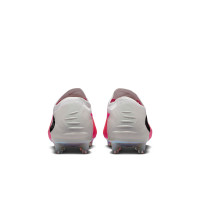 Nike Phantom 6 Low Elite Kunstgras Voetbalschoenen (AG) Wit Felroze Zwart