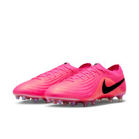 Nike Tiempo Maestro Elite Kunstgras Voetbalschoenen (AG) Felroze Zwart