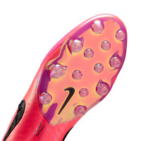 Nike Tiempo Maestro Elite Kunstgras Voetbalschoenen (AG) Felroze Zwart