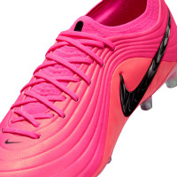 Nike Tiempo Maestro Elite Kunstgras Voetbalschoenen (AG) Felroze Zwart