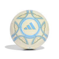 adidas Messi Mini Voetbal Maat 1 Wit Lichtblauw Goud