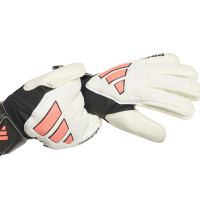 adidas Predator Match Fingersave Goalkeeper Gloves Kids White Black Pink