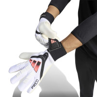 adidas Predator Competition Goalkeeper Gloves White Black Pink