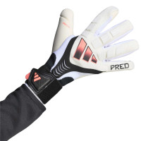 adidas Predator Pro Strap Keepershandschoenen Wit Zwart Roze