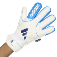 adidas Copa Match Fingersave Keepershandschoenen Kids Wit Blauw Donkerblauw