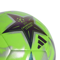 adidas UEFA Champions League Club Football Size 5 2026-2027 Silver Grey Black Bright Green