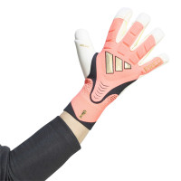 adidas Predator Pro Hybrid Goalkeeper Gloves Hot Pink Silver Grey Black Gold