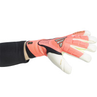 adidas Predator Pro Hybrid Goalkeeper Gloves Hot Pink Silver Grey Black Gold