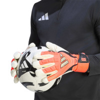 adidas Predator Pro HYS Goalkeeper Gloves Hot Pink Silver Grey Black Gold