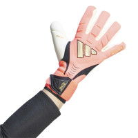 adidas Predator Pro Strap Goalkeeper Gloves Hot Pink Silver Grey Black Gold