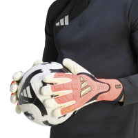 adidas Predator Pro HYP Goalkeeper Gloves Hot Pink Silver Grey Black Gold