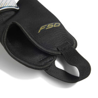 adidas F50 Match Scheenbeschermers Zilvergrijs Wit Goud Zwart