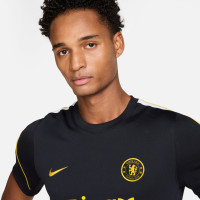Nike Chelsea Strike Trainingsshirt 2026-2027 Donkerblauw Goudgeel