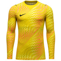 Nike Dri-FIT Gardien VI Keepersshirt Lange Mouwen Lichtgeel Zwart