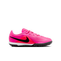 Nike Tiempo Maestro Academy Turf Voetbalschoenen (TF) Kids Felroze Zwart