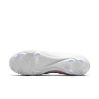 Nike Mercurial Vapor 17 Pro Gras Voetbalschoenen (FG) Felroze Wit Zwart