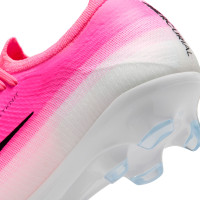 Nike Mercurial Vapor 17 Pro Gras Voetbalschoenen (FG) Felroze Wit Zwart