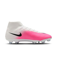 Nike Mercurial Superfly 11 Academy Gras / Kunstgras Voetbalschoenen (MG) Felroze Wit Zwart