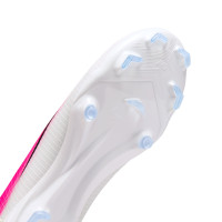 Nike Mercurial Vapor 17 Academy Gras / Kunstgras Voetbalschoenen (MG) Felroze Wit Zwart