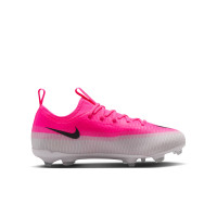 Nike Mercurial Vapor 17 Academy Gras / Kunstgras Voetbalschoenen (MG) Kids Felroze Wit Zwart