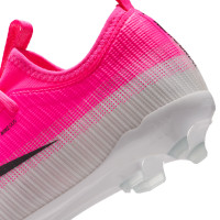 Nike Mercurial Vapor 17 Academy Gras / Kunstgras Voetbalschoenen (MG) Kids Felroze Wit Zwart