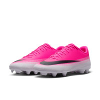Nike Mercurial Vapor 17 Club Gras / Kunstgras Voetbalschoenen (MG) Felroze Wit Zwart