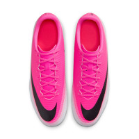 Nike Mercurial Vapor 17 Club Gras / Kunstgras Voetbalschoenen (MG) Felroze Wit Zwart
