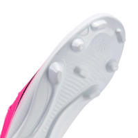 Nike Mercurial Vapor 17 Club Gras / Kunstgras Voetbalschoenen (MG) Felroze Wit Zwart