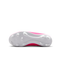Nike Mercurial Superfly 11 Club Gras / Kunstgras Voetbalschoenen (MG) Kids Felroze Wit Zwart