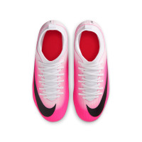 Nike Mercurial Superfly 11 Club Gras / Kunstgras Voetbalschoenen (MG) Kids Felroze Wit Zwart
