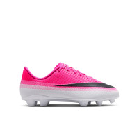 Nike Mercurial Vapor 17 Club Gras / Kunstgras Voetbalschoenen (MG) Kids Felroze Wit Zwart