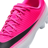 Nike Mercurial Vapor 17 Club Gras / Kunstgras Voetbalschoenen (MG) Kids Felroze Wit Zwart