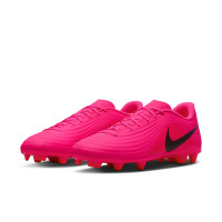 Nike Tiempo Maestro Club Gras / Kunstgras Voetbalschoenen (MG) Felroze Zwart