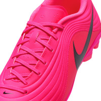 Nike Tiempo Maestro Club Gras / Kunstgras Voetbalschoenen (MG) Felroze Zwart