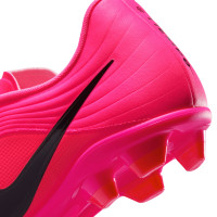 Nike Tiempo Maestro Club Gras / Kunstgras Voetbalschoenen (MG) Felroze Zwart