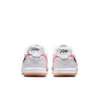 Nike Tiempo Streetgato Premium Straatvoetbalschoenen Wit Felroze Zwart