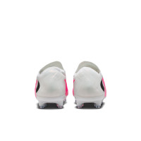 Nike Phantom 6 Low Pro Kunstgras Voetbalschoenen (AG) Wit Felroze Zwart