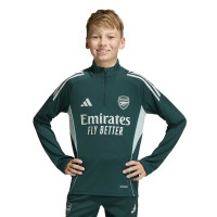 adidas Arsenal Training sweater 1/4-Zip 2025-2026 Kids Dark Green Grey