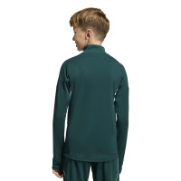 adidas Arsenal Tracksuit 1/4-Zip 2025-2026 Kids Dark Green Grey