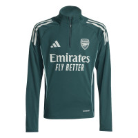 adidas Arsenal Tracksuit 1/4-Zip 2025-2026 Kids Dark Green Grey