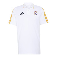 adidas Real Madrid DNA Polo 2026-2027 Wit Oranje Donkerblauw