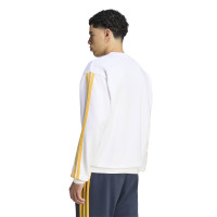 adidas Real Madrid DNA Crew Trainingspak 2026-2027 Wit Donkerblauw Oranje