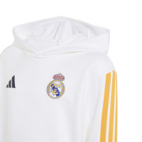 adidas Real Madrid DNA Hoodie 2026-2027 Kids Wit Oranje Donkerblauw