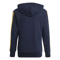adidas Real Madrid DNA Hoodie 2026-2027 Kids Donkerblauw Oranje Wit